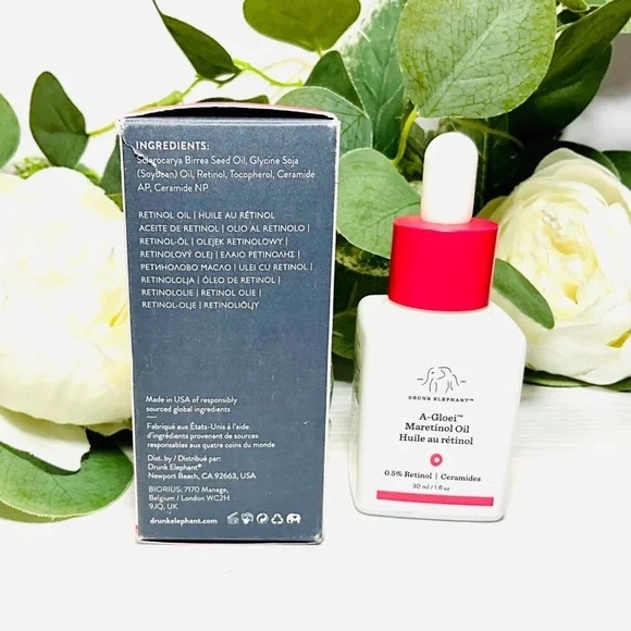 Drunk Elephant A-Gloei Maretinol Oil 0.5% Retinol/Ceramides 1 oz/30 ml